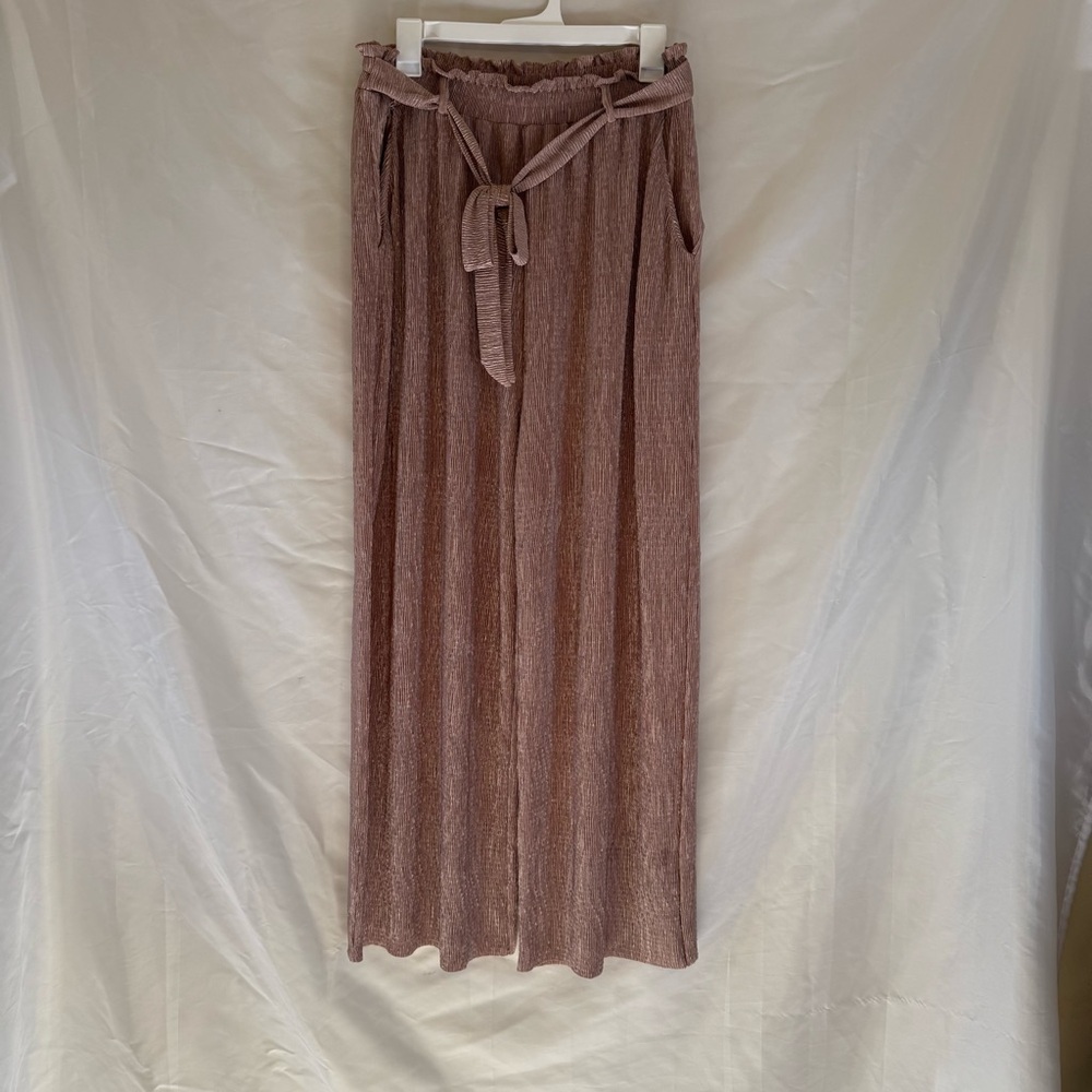 LuLaRoe Dusty Rose Maxi Pants Size L